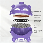 大号宝可梦瓦斯蚊香炉蚊香盘
