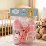 宝宝奶瓶套装粉色