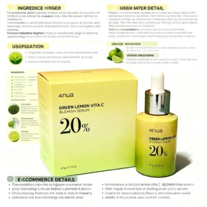 Anua 20% Green Lemon Vita C Serum (30ml)