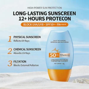 LiyanLanshi SPF50+ Whitening Sunscreen Cream (50g)